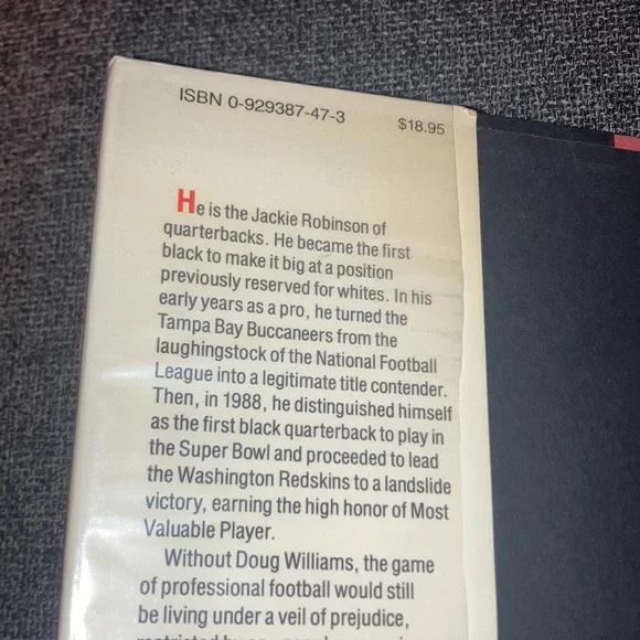 🏈🏆 Quarterblack: Shattering the NFL Myth | Hardback Book | Doug Williams ✊🏾🏈 - Picture 5 of 11